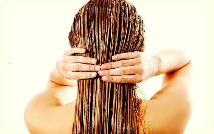 Homemade hair mask for long and thick hair